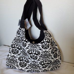 Disney Parks Mickey Mouse Damask Shoulder Purse